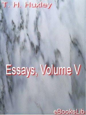 cover image of Essays, Volume V